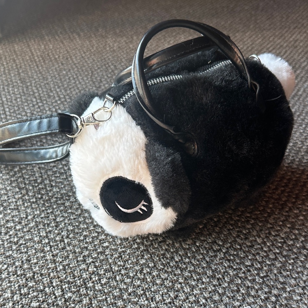 Cute Panda Plush Handbag